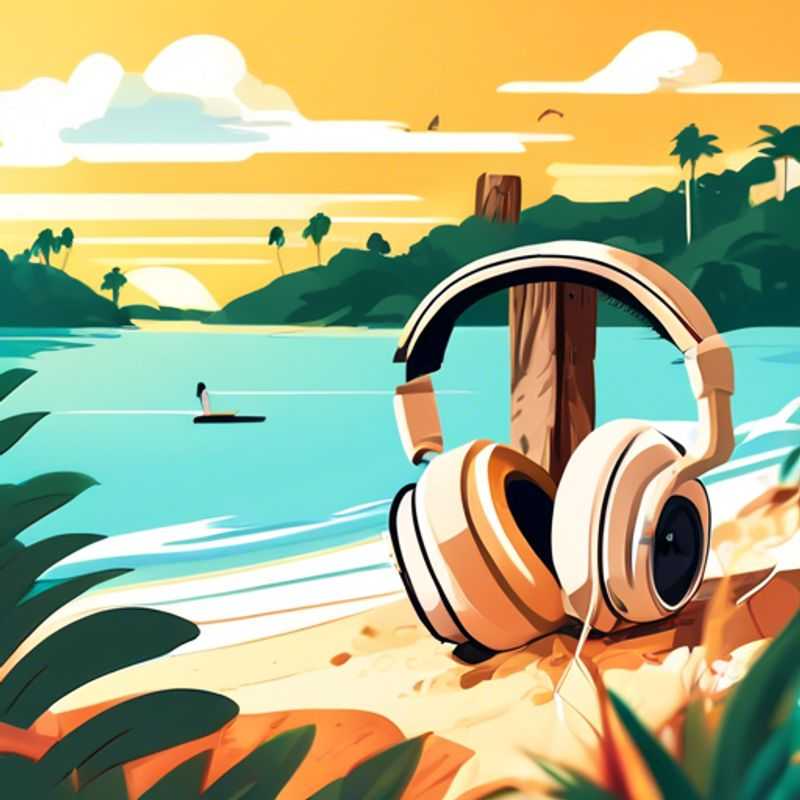 A close-up of a sleek, modern pair of noise-canceling headphones, showcasing their ability to block out distractions and immerse you in pure audio bliss.