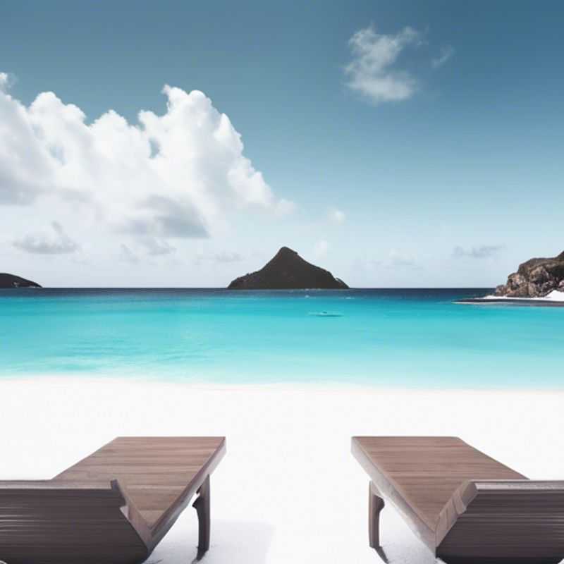 Deux couples profitant du soleil éclatant et des plages de sable blanc à St. Barts, dans les Caraïbes, lors de leur escapade hivernale de 4 jours en tant que voyageurs de luxe de dernière minute.