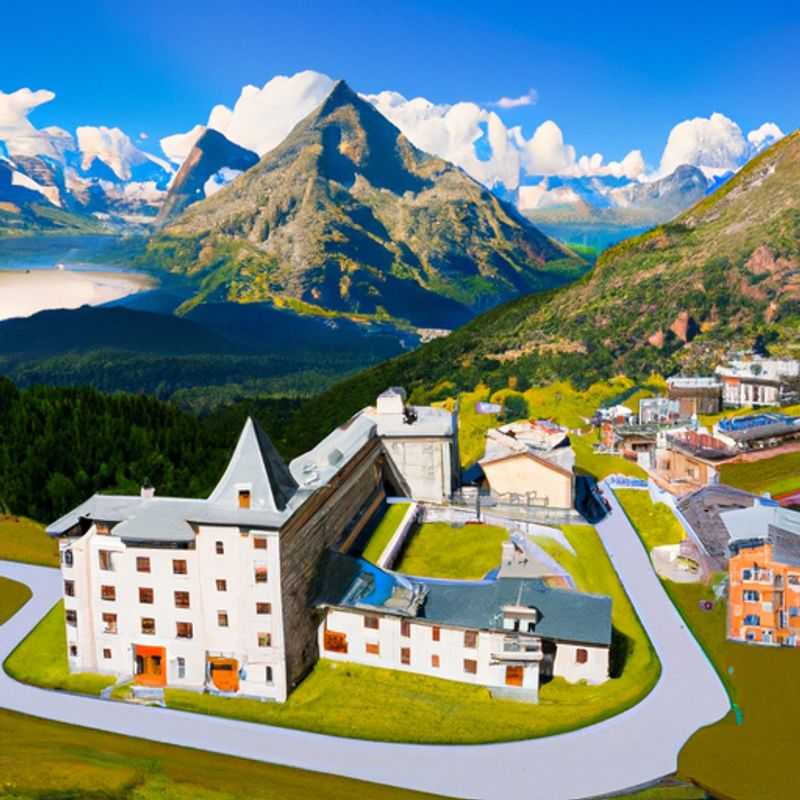 Um Passeio de Carruagem pela Encantadora St. Moritz na Primavera
