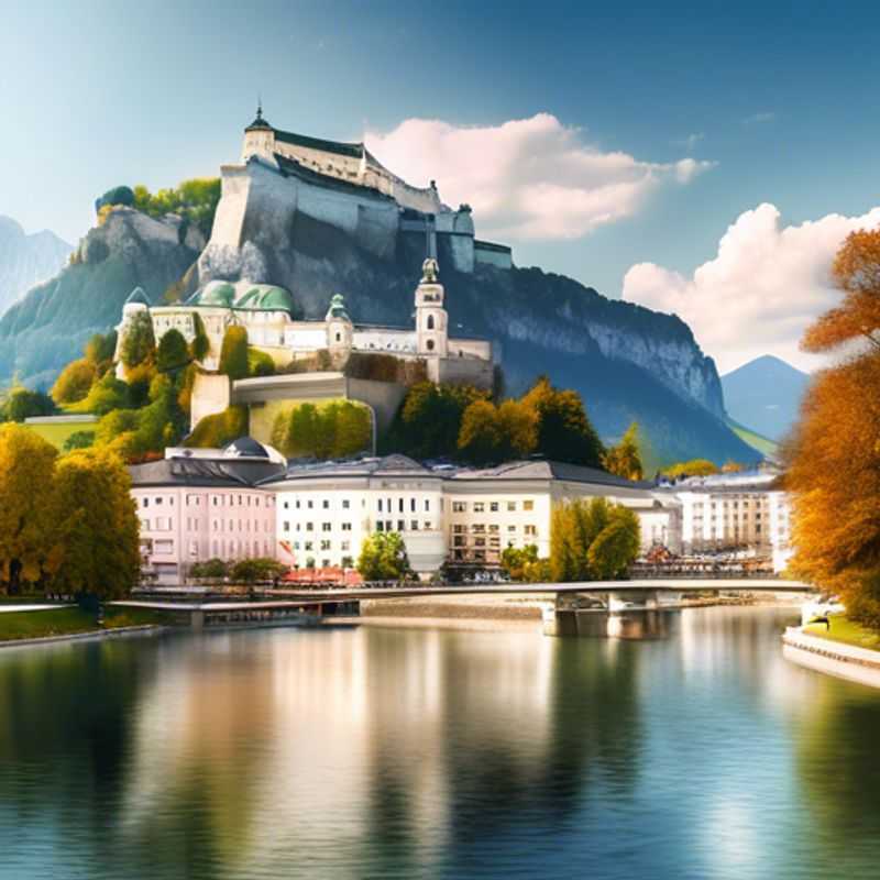 Salzbourg, Autriche : Charme hivernal et élégance alpine. (Salzburg, Austria: Winter charm and alpine elegance.)