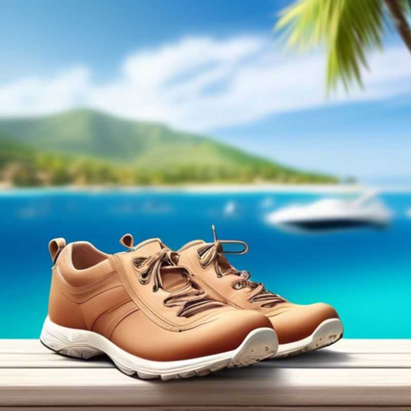 A pair of comfortable walking shoes, ready for adventure!