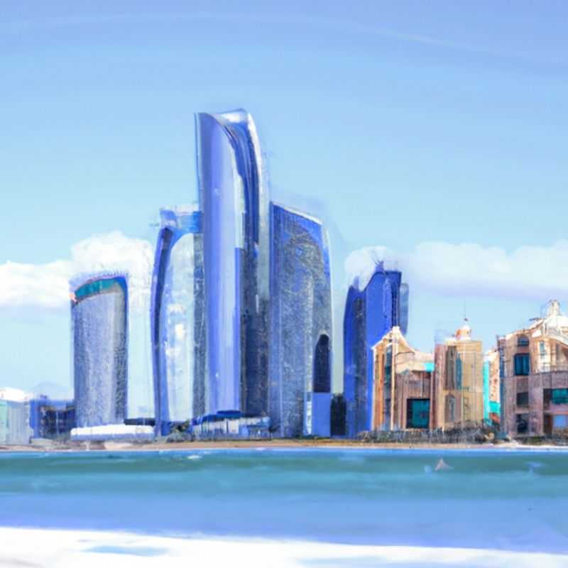 Um viajante solitário contempla a majestosa Grande Mesquita Sheikh Zayed em Abu Dhabi, Emirados Árabes Unidos, sob o céu azul-celeste do inverno, durante sua jornada de uma semana para se reconectar e se revigorar.