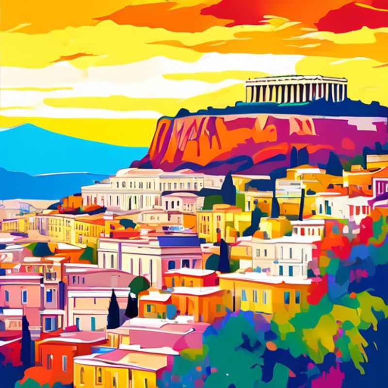 Trois couples explorant les ruines majestueuses de l'Acropole à Athènes, en Grèce, lors de leur voyage de luxe de deux semaines pendant l'hiver.