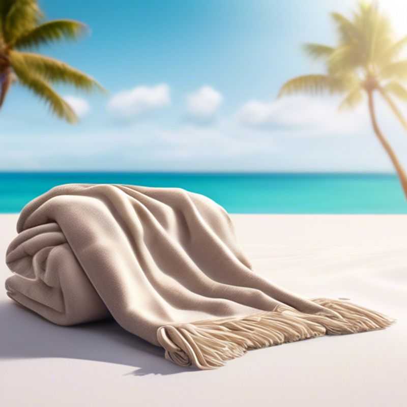 A luxurious travel blanket, perfect for cozying up on the go.