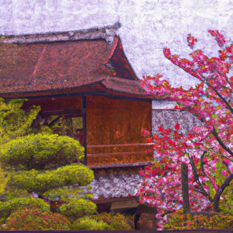 Um casal passeia pelas ruas floridas de Quioto, Japão, durante sua viagem de 3 dias na primavera, desfrutando do desabrochar das cerejeiras e da atmosfera encantadora da antiga capital.