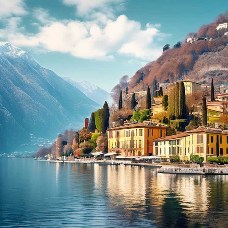 Le Lac de Côme, un joyau italien: eaux scintillantes et villas majestueuses.