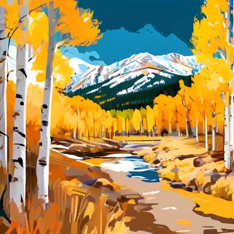 Aspen, Colorado : le charme luxueux des montagnes enneigées. (Aspen, Colorado: the luxurious charm of snowy mountains.)