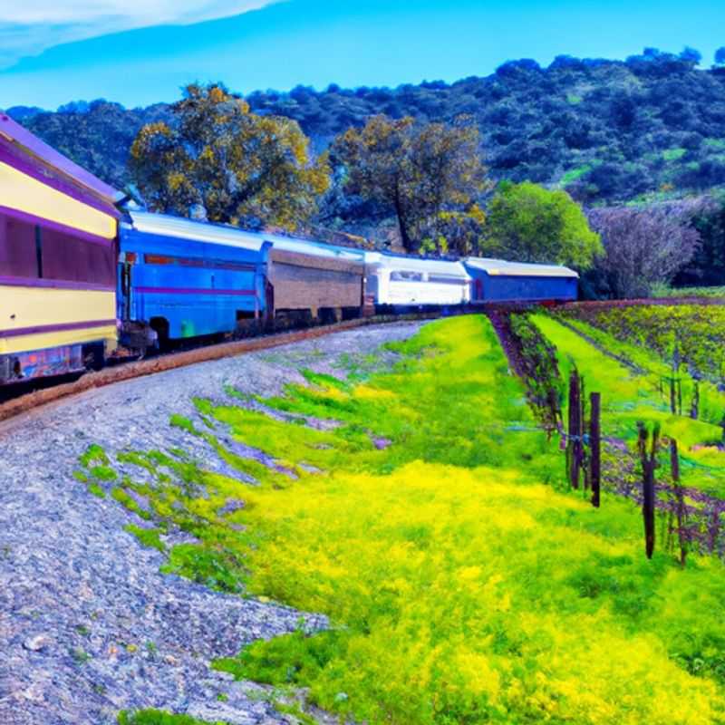 Três casais brindam à vida em meio às vinhas verdejantes de Napa Valley, EUA, durante sua excursão primaveril de duas semanas, cercados pela beleza deslumbrante e pelos aromas inebriantes desta famosa região vinícola.