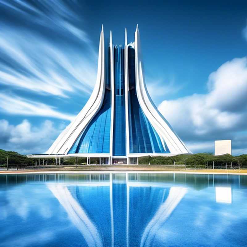 Visitez le Santuário Dom Bosco à Brasília, Brésil, pendant l'hiver