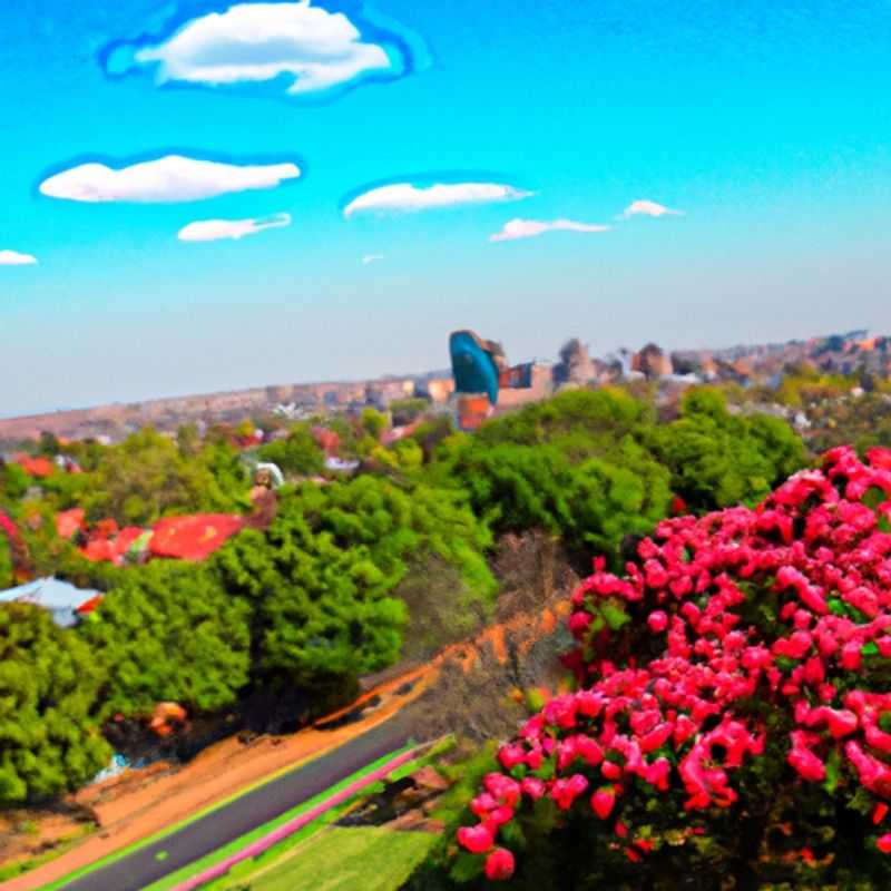 Uma família feliz e aventureira abraça a vibrante energia de Joanesburgo, África do Sul, durante uma escapadinha inesquecível de 24 horas na primavera, cercada pela beleza natural e pela rica história da cidade.