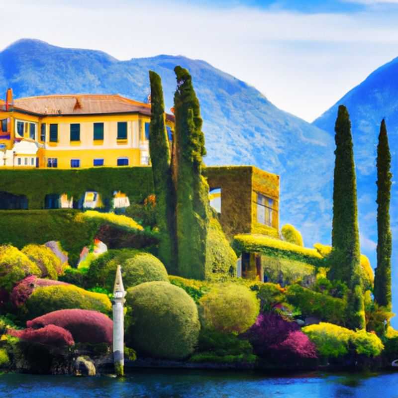 Jantar gourmet inigualável em um restaurante requintado no Lago Como no inverno