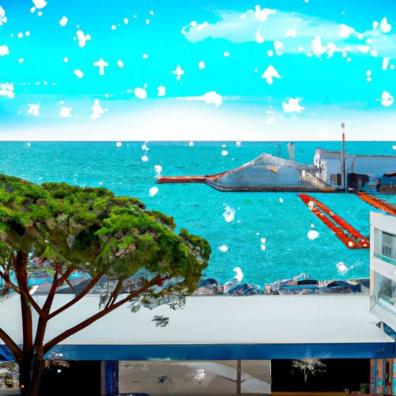 Deux parents et leurs enfants profitent de la splendeur hivernale de la Croisette à Cannes, en France, lors de leur voyage de luxe d'une durée de 4 jours.