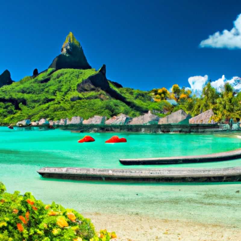 Monte Otemanu: Um Encanto de Outono em Bora Bora, Polinésia Francesa