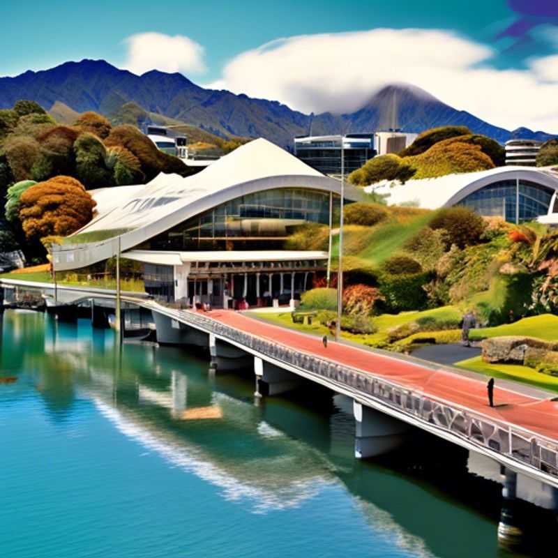 Two couples savoring the vibrant spring blossoms in Wellington, New Zealand, as they embark on a luxurious cultural exploration during their 5-day getaway.