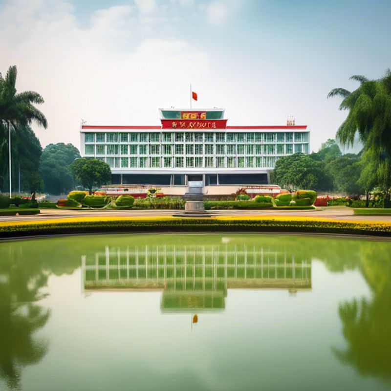 A solo traveler indulging in the vibrant street life of Ho Chi Minh City, Vietnam, savoring local delicacies and exploring cultural gems during a luxurious 24-hour fall adventure.