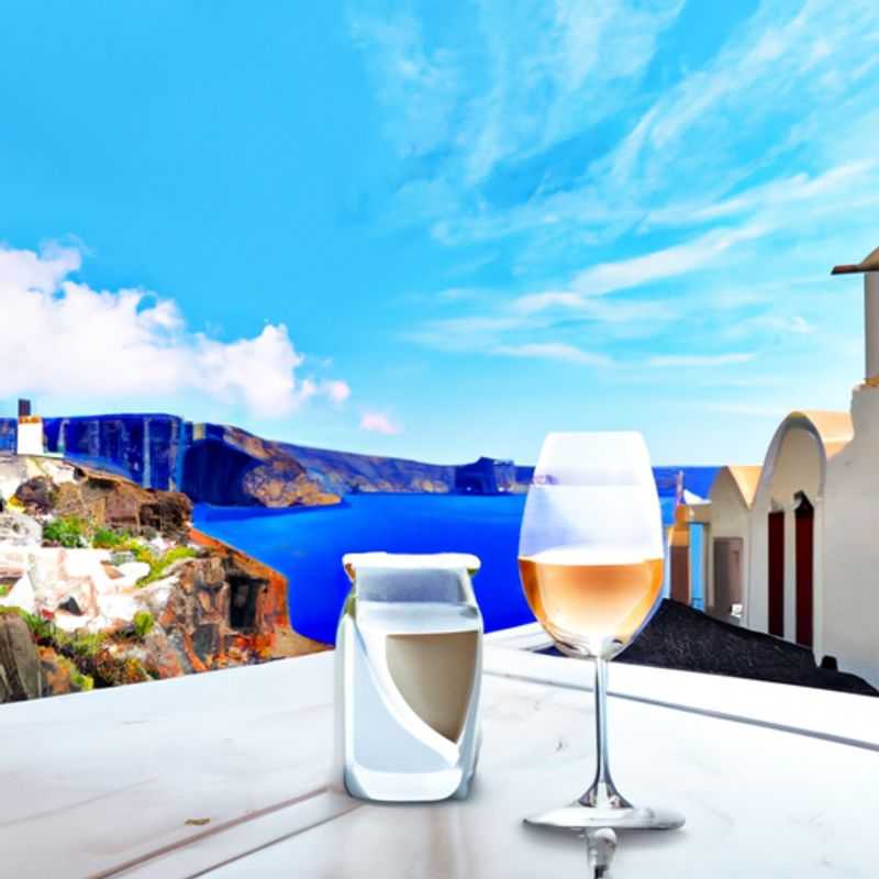 Relaxe em um Spa de Luxo Com Vista para o Mar Egeu em Santorini, Grécia Durante a Primavera