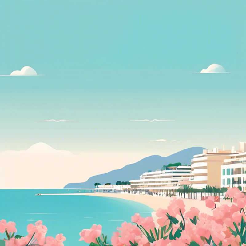 Trois couples profitant du glamour ensoleillé de Cannes, France, lors de leur séjour de deux semaines au printemps, entourés de palmiers et des magnifiques plages.