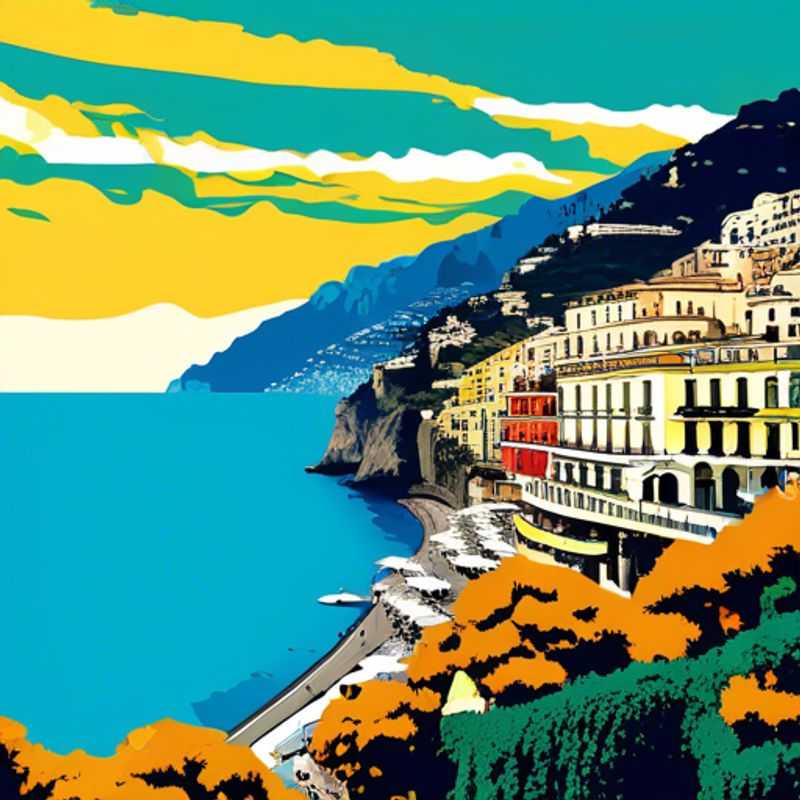 La côte amalfitaine : des paysages époustouflants et un luxe indéniable. (The Amalfi Coast: breathtaking landscapes and undeniable luxury.)
