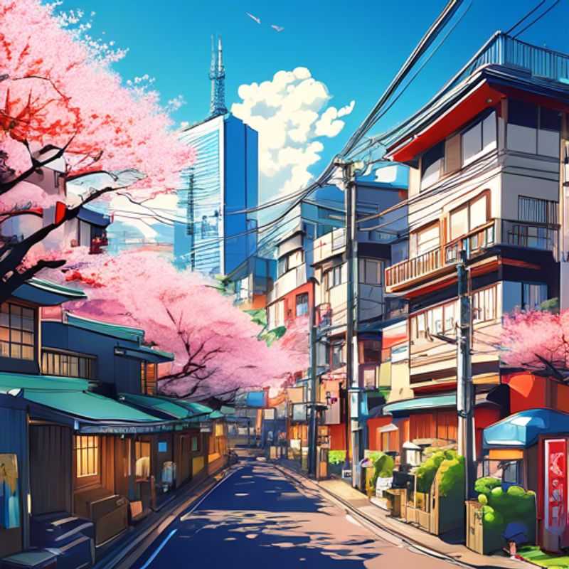 Tres parejas, los viajeros de lujo, disfrutan de un recorrido rápido por Tokio, Japón, durante una primavera llena de vida. Se capturan en la imagen, con la icónica Torre de Tokio como telón de fondo.