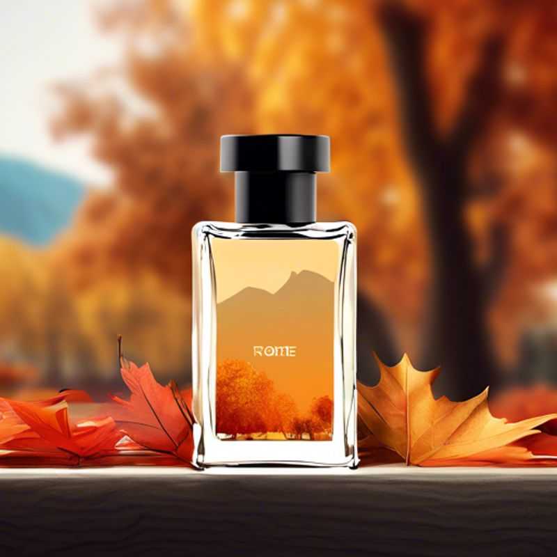 A travel-sized bottle of perfume or cologne, perfect for packing in a carry-on bag for a trip.