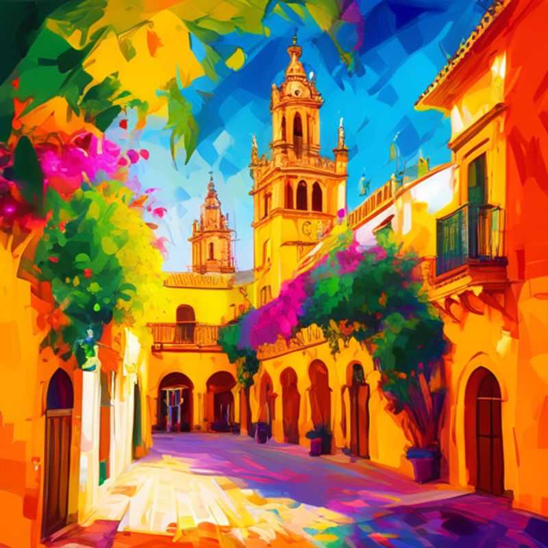 Séville, Espagne : Architecture majestueuse et charme andalou, illustrant le luxe discret de la ville.