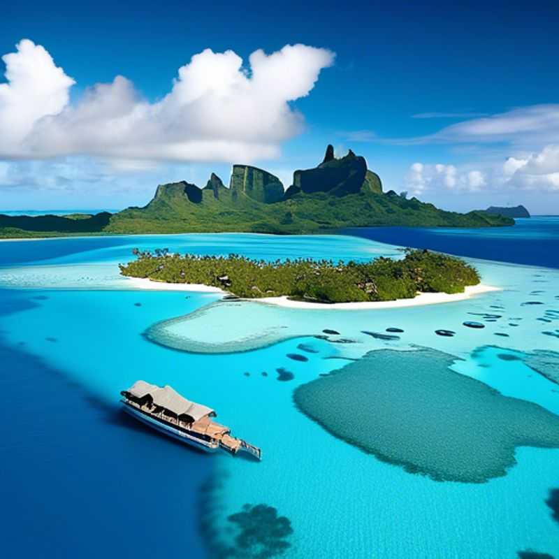 Explora el vibrante mundo submarino a través del esnórquel o el buceo en Bora Bora, Polinesia Francesa durante el otoño