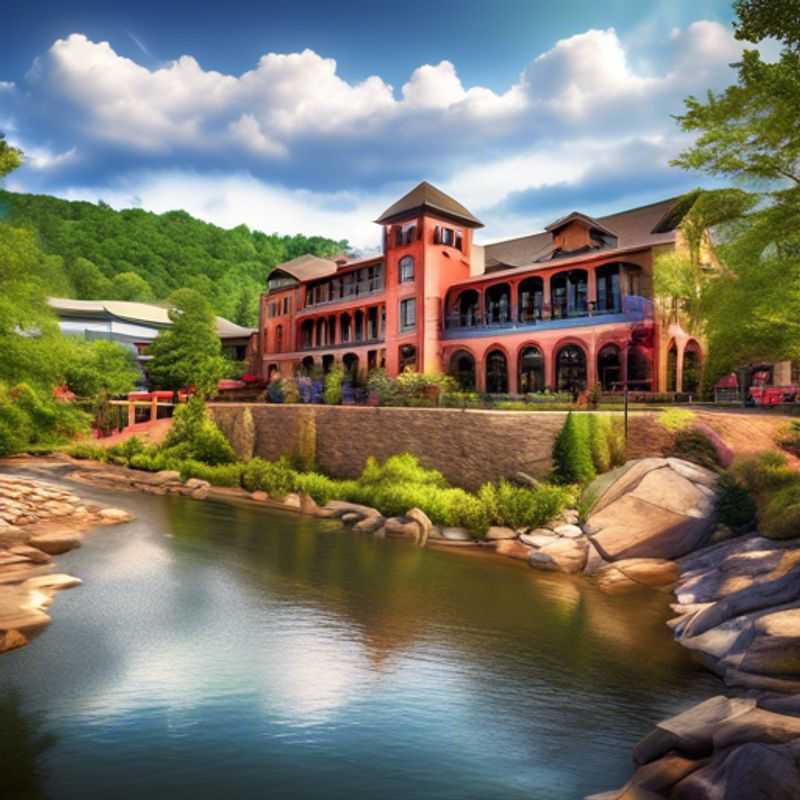 Découvrez le centre-ville historique et explorez les galeries d'art et boutiques locales à Asheville, USA, au printemps