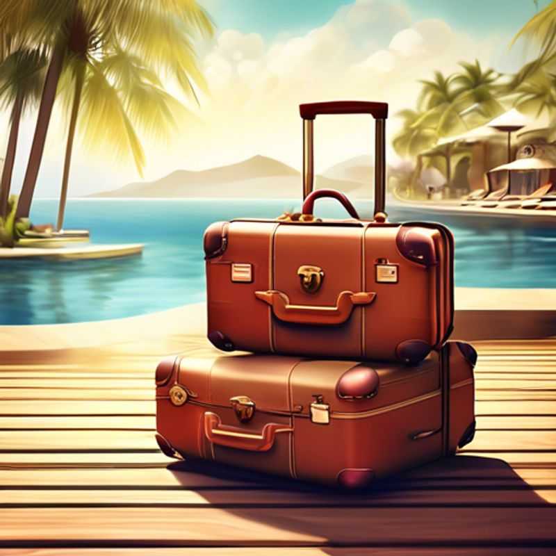 A collection of luxurious, high-quality suitcases and luggage, showcasing exquisite craftsmanship and sleek designs.