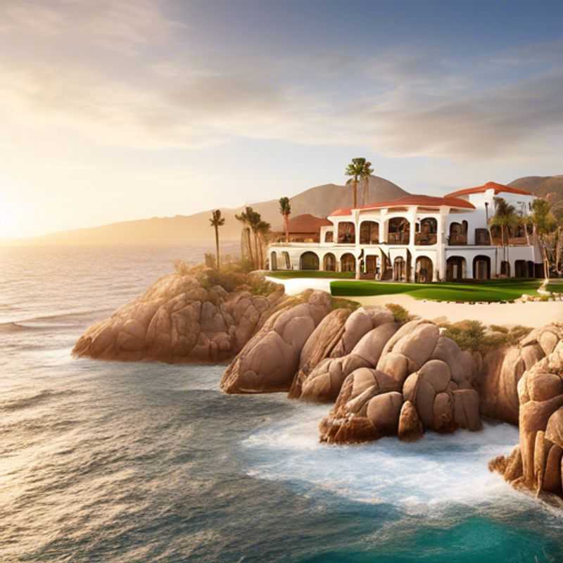 Two couples basking in the sun on a pristine beach in Los Cabos, Mexico, enjoying their luxurious summer getaway during a two-week adventure filled with relaxation and vibrant local culture.