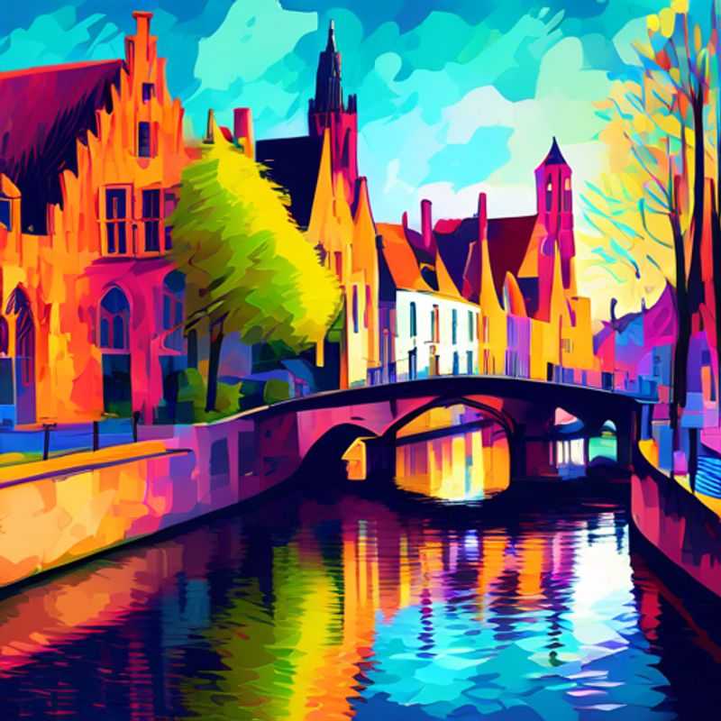 Bruges, Belgique: Charme médiéval et canaux paisibles.