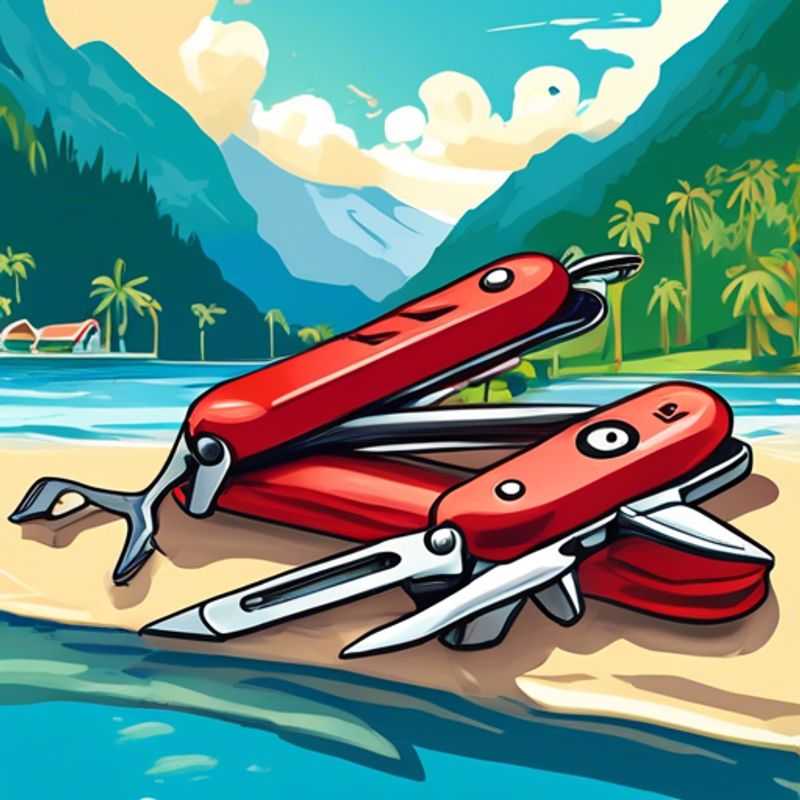 A versatile multi-tool or Swiss Army Knife, ready for any adventure.