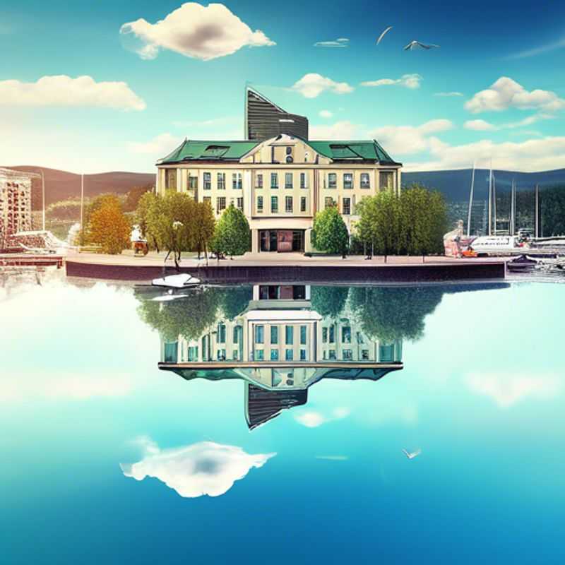 Oslo, Norvège : Vue hivernale emblématique, reflétant le luxe discret et le charme nordique de la ville.