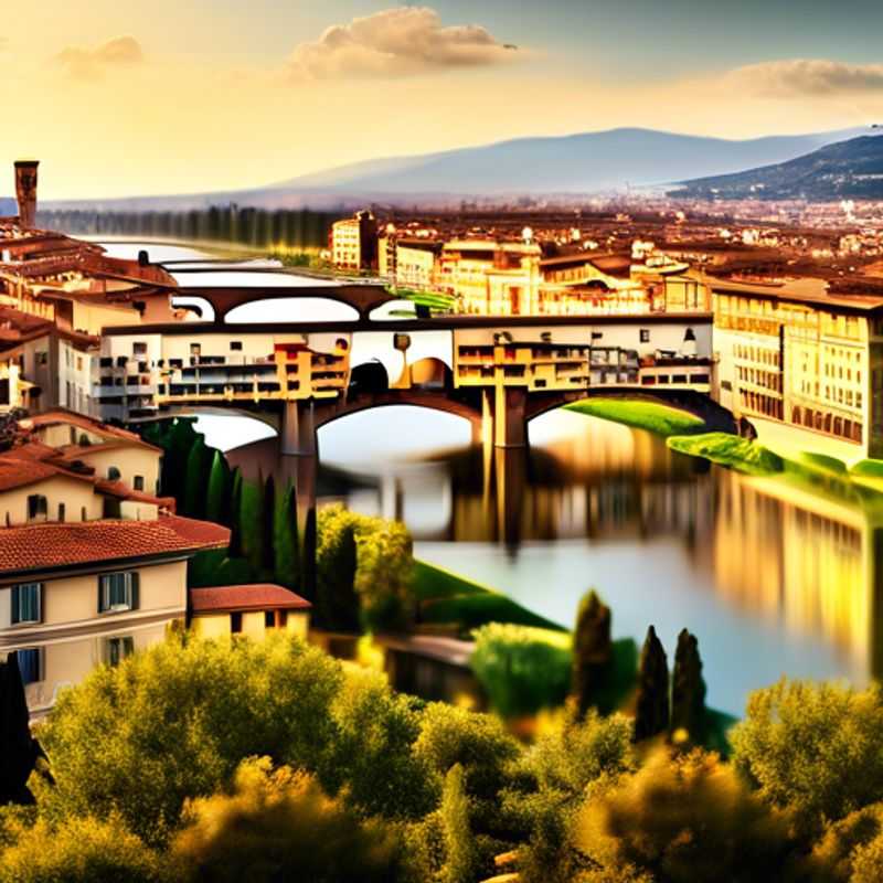 Florence, Italie : Une vue splendide illustrant le luxe et le charme de la ville.
