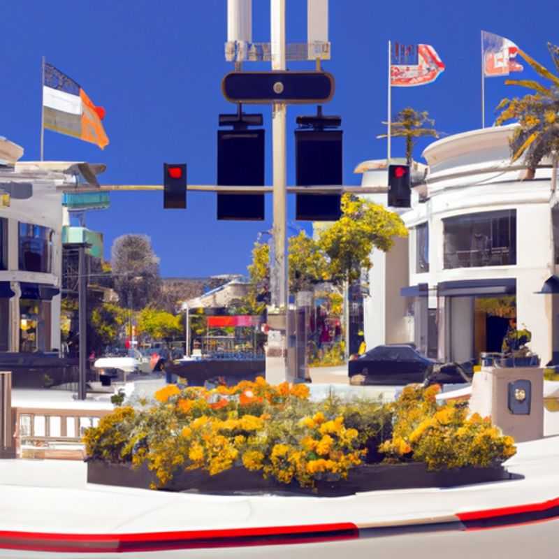 Um passeio pelo Sunset Boulevard em Beverly Hills, Califórnia, durante o verão