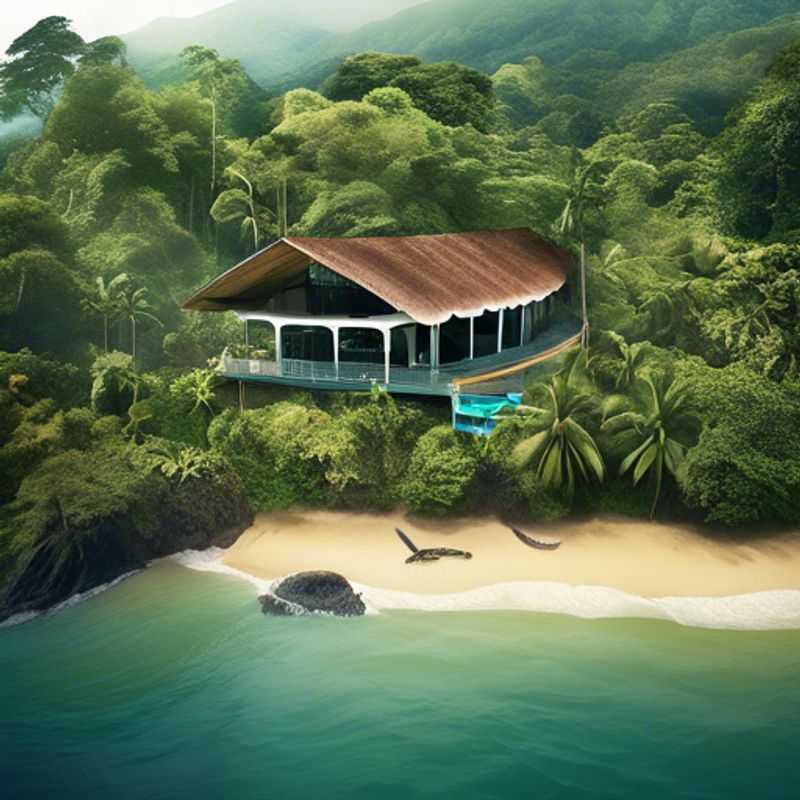 Deux couples, Les Gourmets de Luxe, savourant la beauté de Puerto Viejo, Costa Rica, lors de leur escapade printanière de deux semaines, entourés de paysages tropicaux et de délices culinaires.