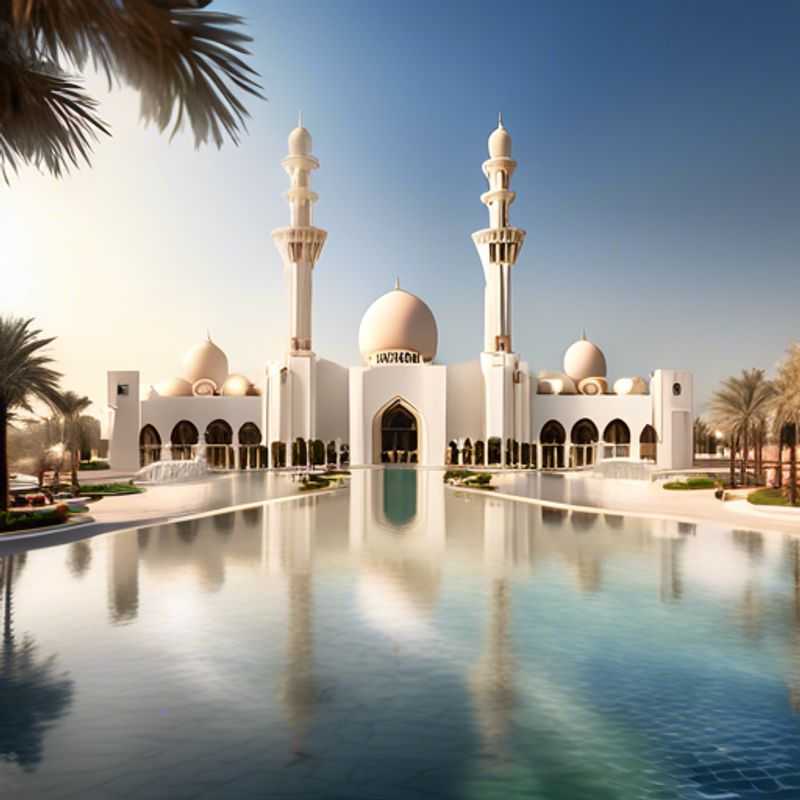 A luxurious family adventure in Abu Dhabi, United Arab Emirates, showcasing stunning desert landscapes and vibrant cultural experiences during their enchanting two-week winter getaway.