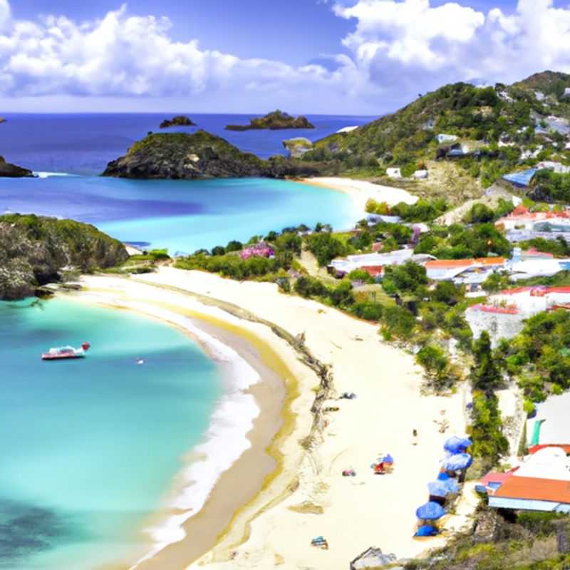 Visite Gustavia em St. Barts, nas Caraíbas, durante a primavera