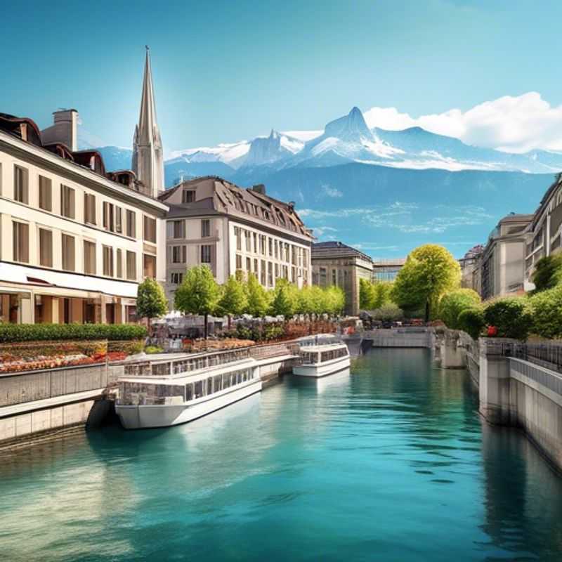 Découvrez la majestueuse fontaine de Genève : un joyau hivernal de 140 mètres de haut
