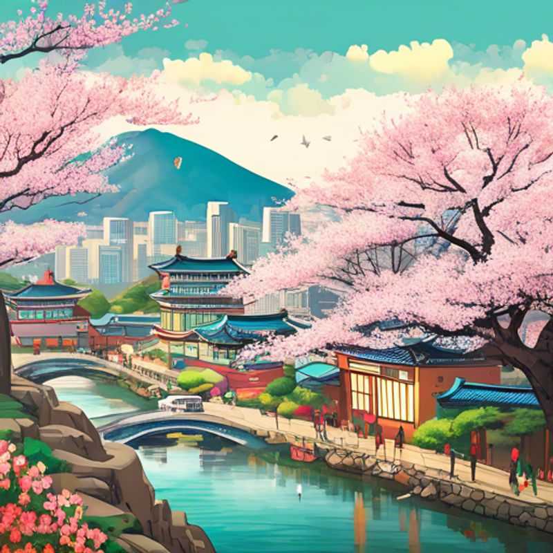 Séoul, Corée du Sud : architecture moderne et paysages urbains scintillants, soulignant le luxe et le raffinement de la ville.