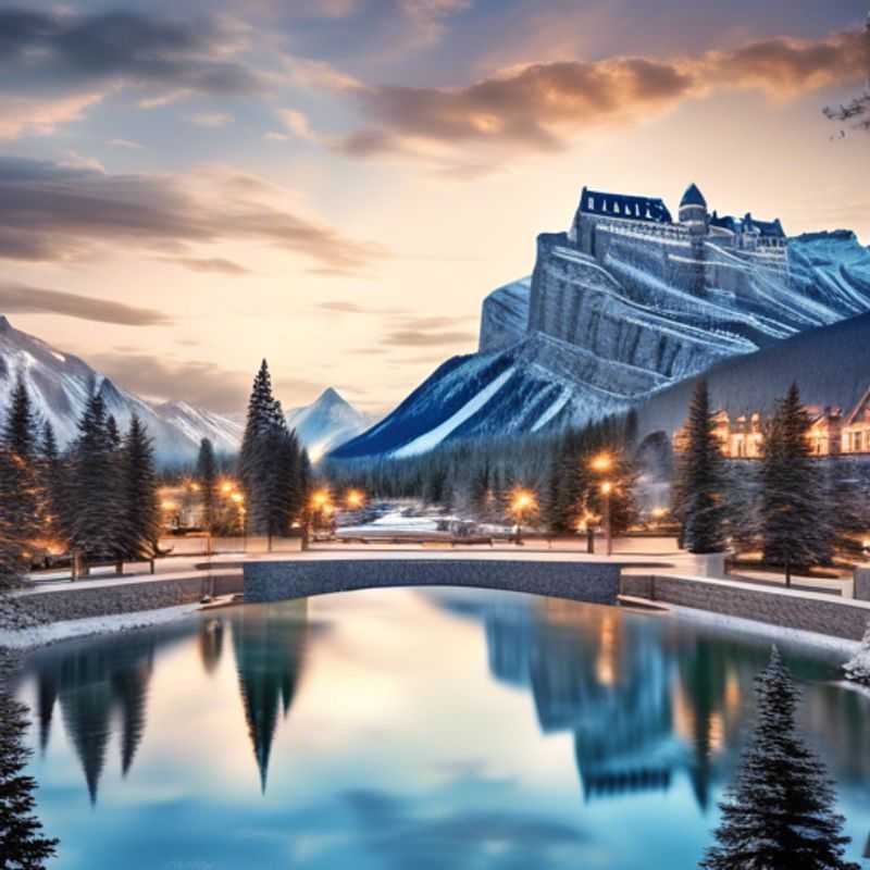 Un couple profite des couleurs vibrantes de l'automne dans les Rocheuses canadiennes, avec le majestueux lac Louise en toile de fond lors de leur escapade de 4 jours à Banff.