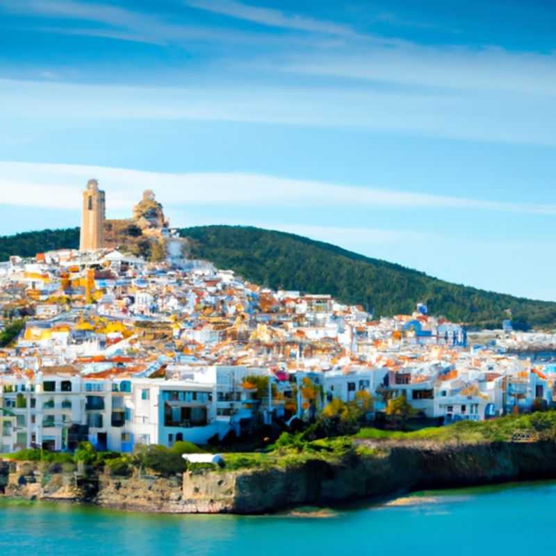 Dois casais aproveitam o pôr do sol deslumbrante na vibrante praia de Ibiza, Espanha, durante sua escapada de 5 dias na primavera, cercados por águas azul-turquesa e uma atmosfera contagiante.