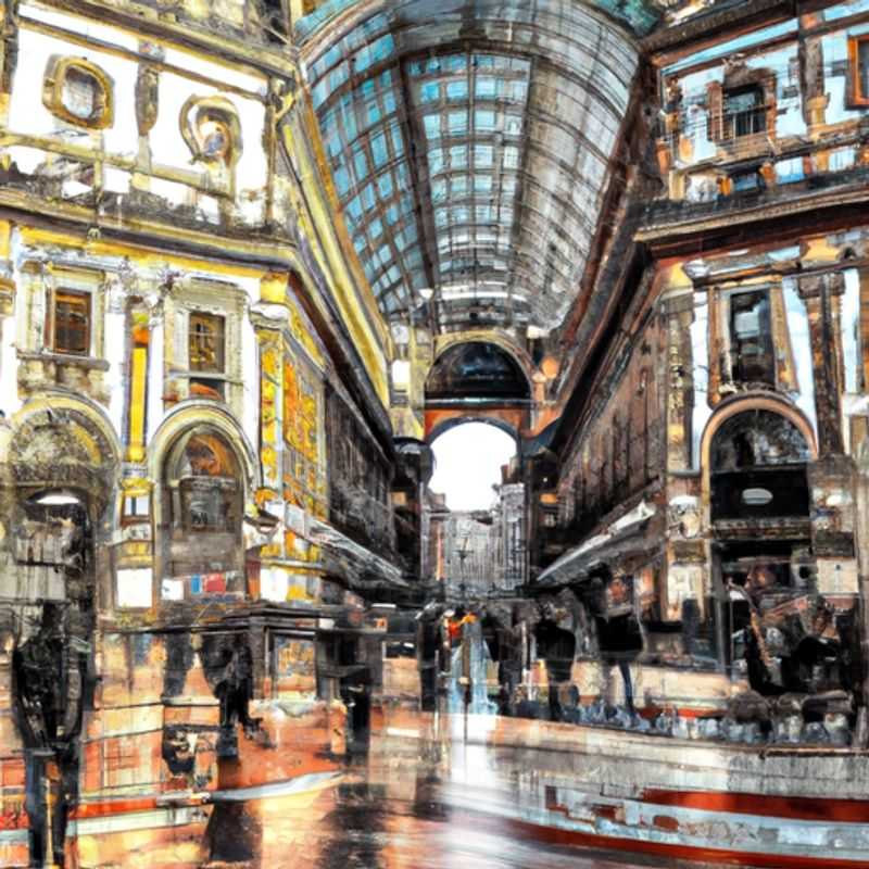 Uma visita à Galeria Vittorio Emanuele II de Milão durante o inverno