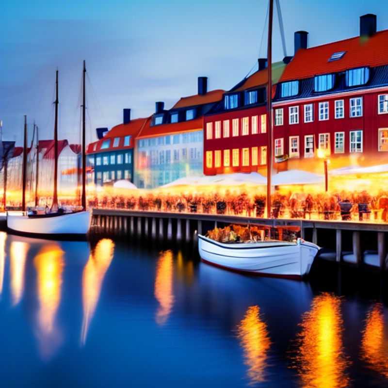 Deux couples, Les Voyageurs de Luxe, découvrant la beauté estivale de Copenhague, Danemark, lors de leur escapade de 3 jours.