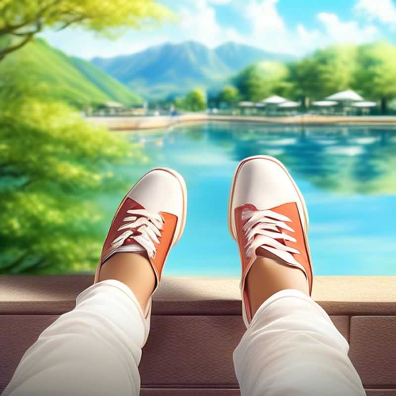 Des chaussures de marche élégantes et confortables, parfaites pour explorer la ville avec style et aisance.