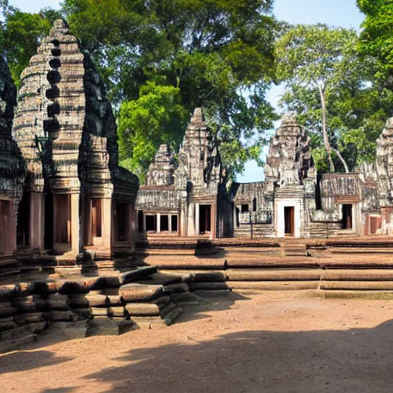 Le lever du soleil doré sur Angkor Wat, un spectacle inoubliable pour une escapade estivale de luxe à Siem Reap, Cambodge, où histoire et splendeur se rencontrent.