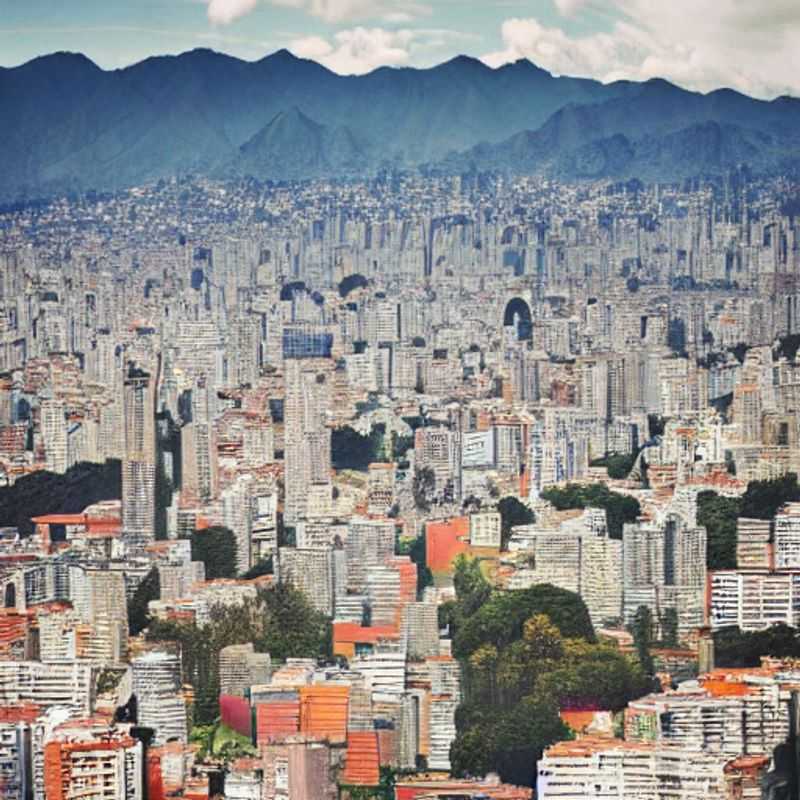 Une vue imprenable sur Bogotá, Colombie, baignée par la lumière estivale, prouvant que le luxe peut s'épanouir même dans les hauteurs andines. Découvrez si Bogotá est votre prochaine destination de vacances estivales de luxe!