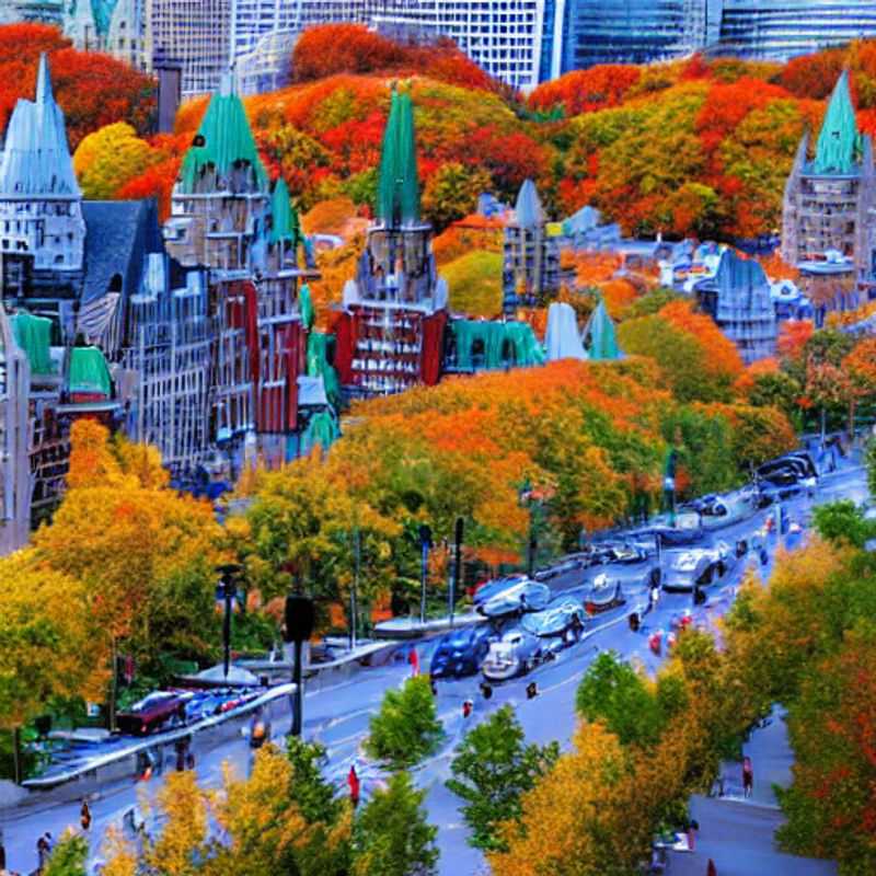 Elegant architecture meets vibrant culture: A glimpse of Montreal, Canada, a captivating destination for a luxurious summer holiday.
