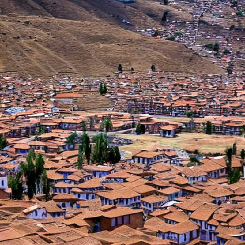 Sun-drenched terracotta rooftops of Cusco, Peru, hinting at ancient Incan secrets and the promise of a luxurious summer escape in the heart of the Andes. Is it *good* for luxury? Let's just say the pisco sours are just the beginning of the adventure...