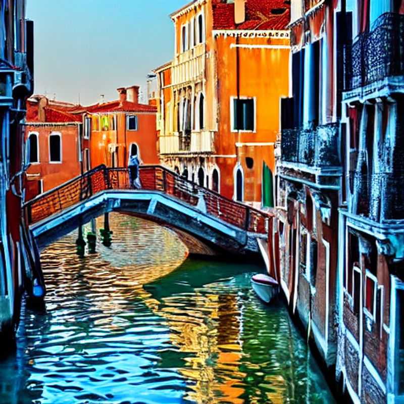 Deux amoureux se détendant dans une gondole sur les canaux ensoleillés de Venise, Italie, lors de leurs vacances estivales de luxe.