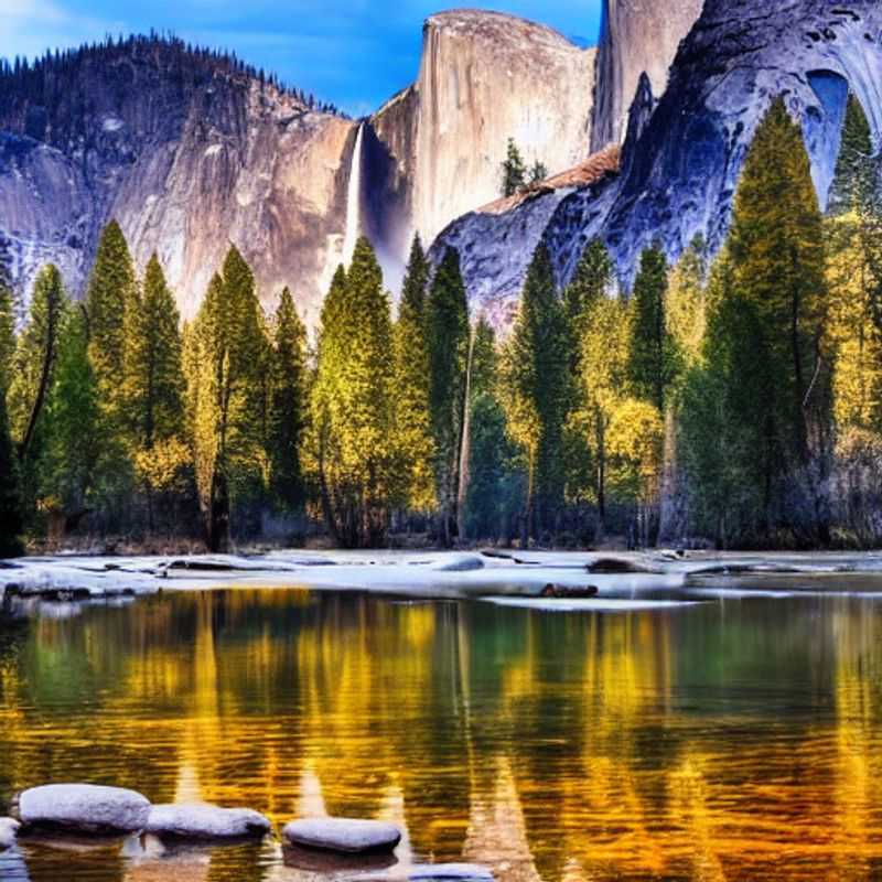 Deux chaises longues luxueuses surplombent les vues majestueuses de Yosemite en été, offrant une expérience de villégiature haut de gamme au cœur de la nature américaine. Découvrez si Yosemite est la destination idéale pour votre escapade estivale de luxe.